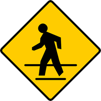 Pedestrian Crossing sign